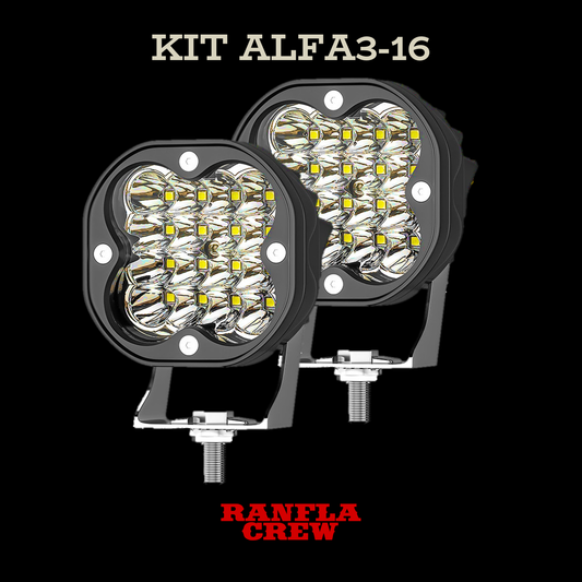 Kit de Faros Auxiliares de 3" 48W. 2 piezas ALFA3-16