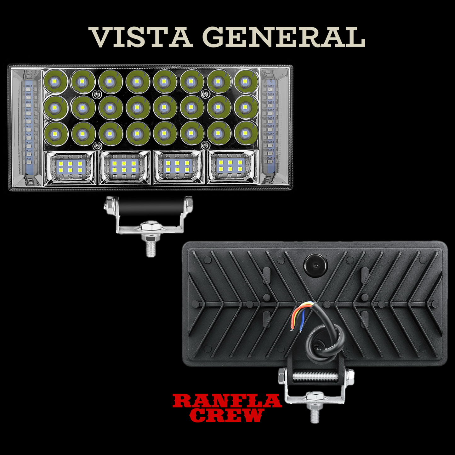 Faro auxiliar de 8" 204W. Función Dual. BETA8-68DRL